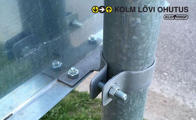 Metallmärk postil